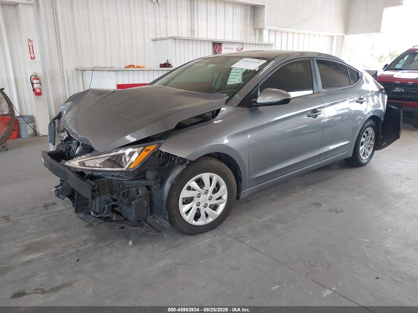2019 Hyundai Elantra, Rear, IAAI, VIN KMHD74LF0KU831736 — photo 2
