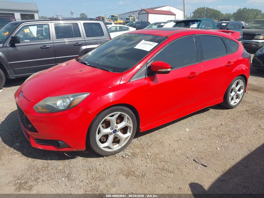 2014 Ford Focus ST, Затопление, IAAI, VIN 1FADP3L95EL449873 — фото 2