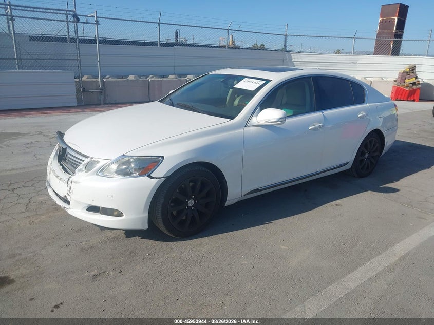 2010 Lexus GS, Front & Rear, IAAI, VIN JTHBC1KS0A5021115 — photo 2