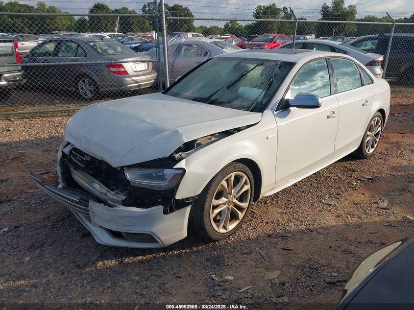 2015 Audi S4, Front End, IAAI, VIN WAUKGAFL1FA010967 — photo 2