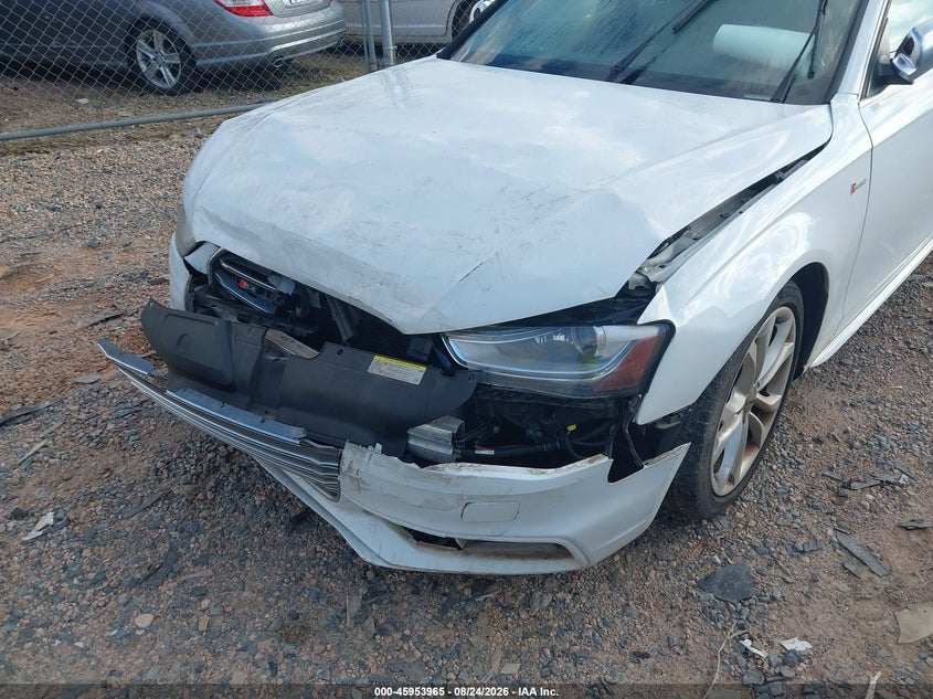 2015 AUDI S4 SEDAN 3.0L V-6 DI, DOHC, VVT, SUPERCHARGER, 333HP