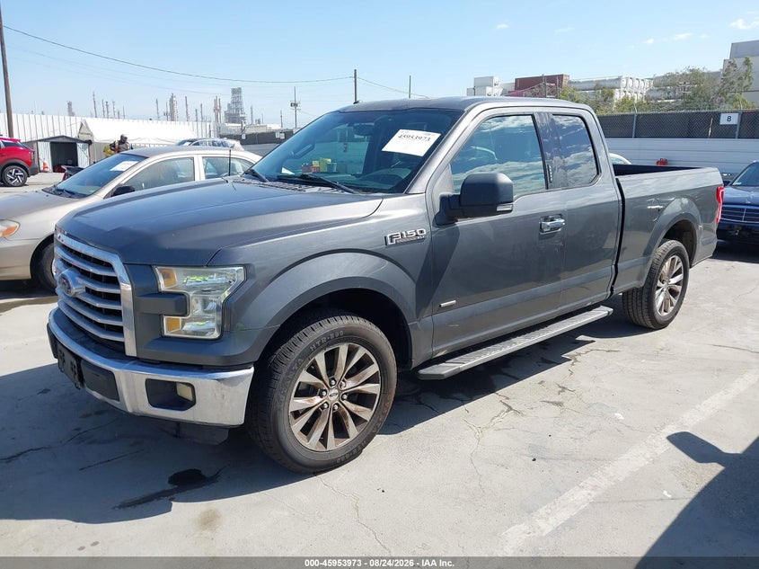 2016 Ford F-150, Удар ззаду, IAAI, VIN 1FTEX1CP5GKE55747 — фото 2