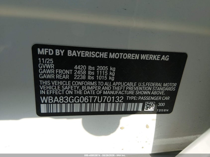 2026 BMW 2ER SEDAN 2.0L I-4 DI, DOHC, VVT, TURBO, PREMIUM , 241HP
