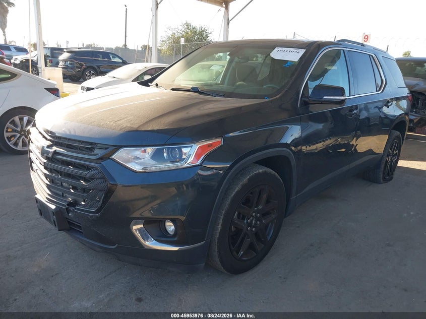 2018 Chevrolet Traverse Lt Cloth, Left Rear, IAAI, VIN 1GNERGKW9JJ266965 — photo 2