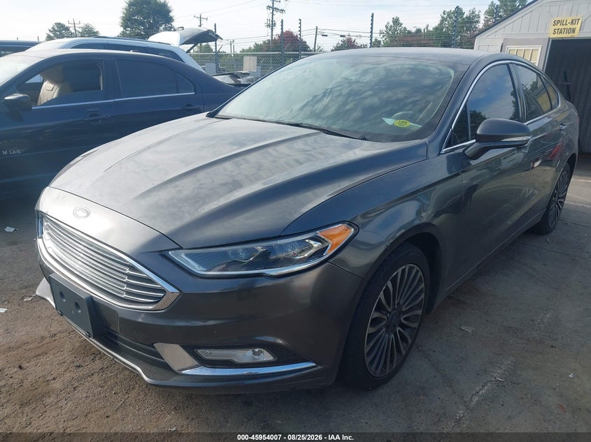 2017 Ford Fusion, Right Front, IAAI, VIN 3FA6P0T98HR211402 — photo 2