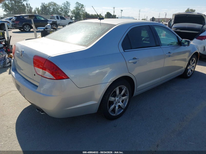 2010 MERCURY MILAN SEDAN 2.5L I-4 DOHC, VVT, REGULAR , 175HP
