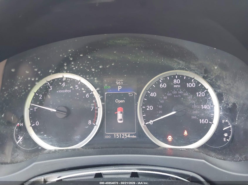 LEXUS IS 250 2014 VIN JTHBF1D27E5018609