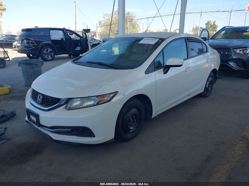 2015 Honda Civic, Удар сзади, IAAI, VIN 19XFB2F71FE270195 — фото 2