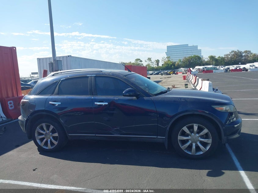 INFINITI FX35 2005 VIN JNRAS08UX5X100031