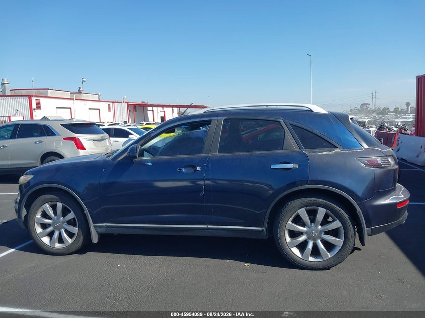 INFINITI FX35 2005 VIN JNRAS08UX5X100031