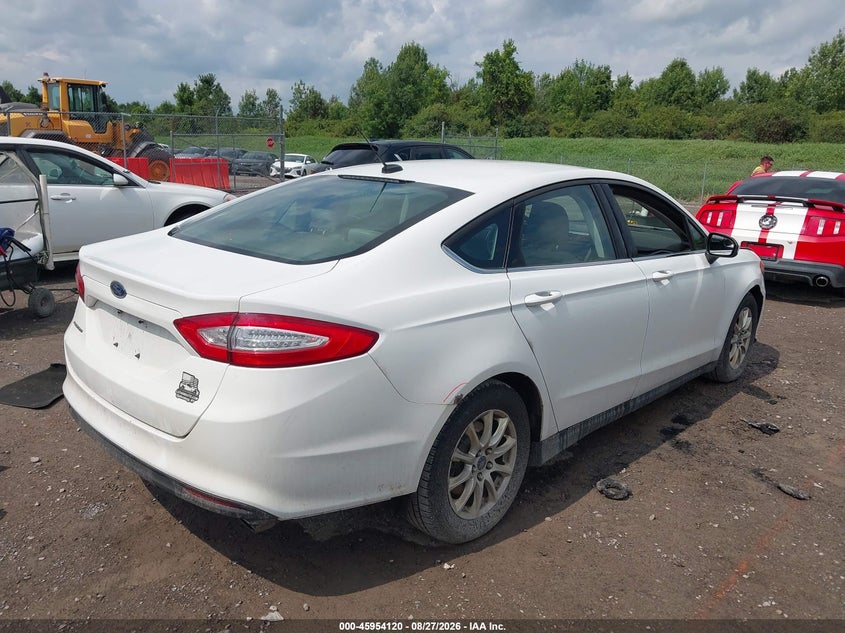 2016 FORD FUSION SEDAN 2.5L I-4 DOHC, VVT, REGULAR , 175HP