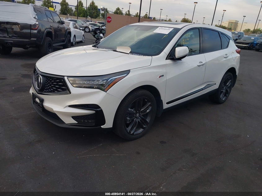 2019 Acura RDX, Right Front, IAAI, VIN 5J8TC2H66KL033435 — photo 2
