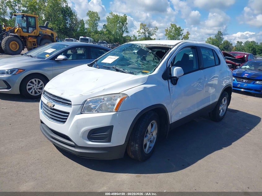 2016 Chevrolet Trax, Rollover, IAAI, VIN KL7CJNSBXGB513421 — photo 2