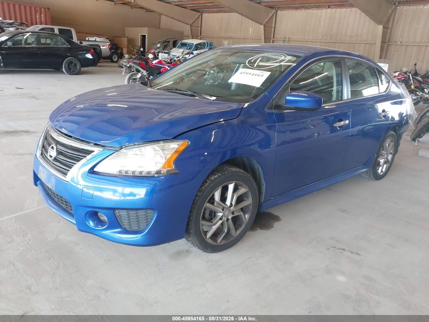 2013 Nissan Sentra, Удар сзади, IAAI, VIN 3N1AB7AP8DL777301 — фото 2