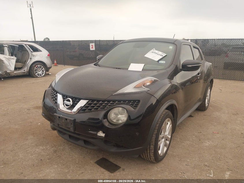 2015 Nissan Juke, Правый зад, IAAI, VIN JN8AF5MR9FT508665 — фото 2