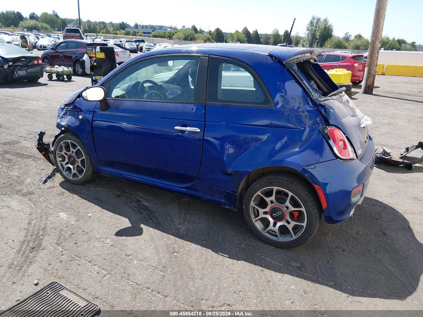 Vin: 3c3cffbr8dt594344, lot: 46453432, fiat 500 sport 20133