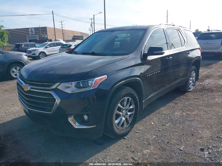2020 Chevrolet Traverse Fwd Lt Cloth, Удар сзади, IAAI, VIN 1GNERGKW2LJ135184 — фото 2