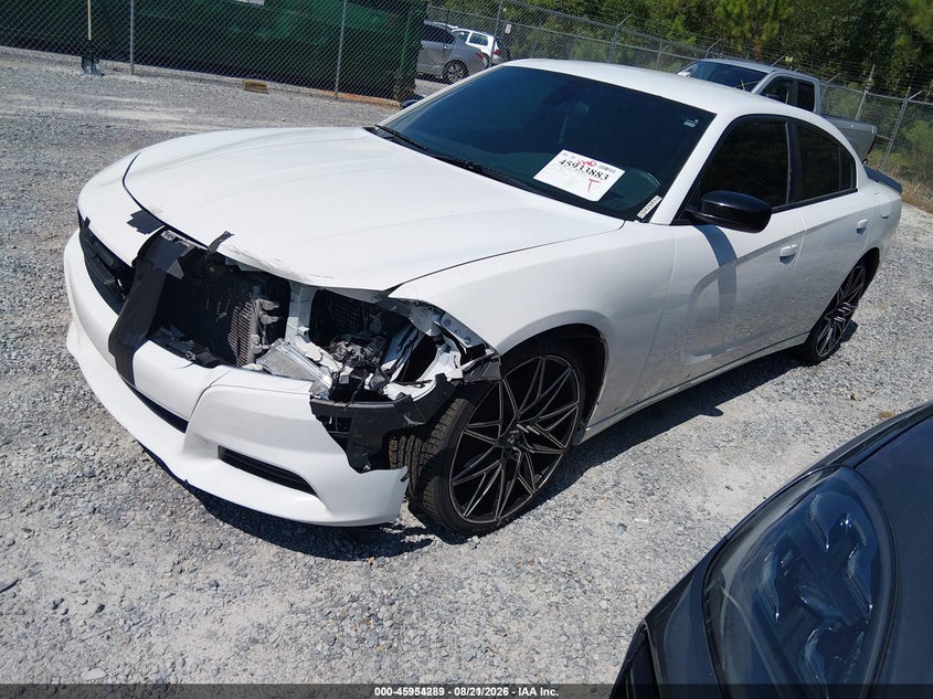 2020 Dodge Charger, Front End, IAAI, VIN 2C3CDXBG7LH151510 — photo 2