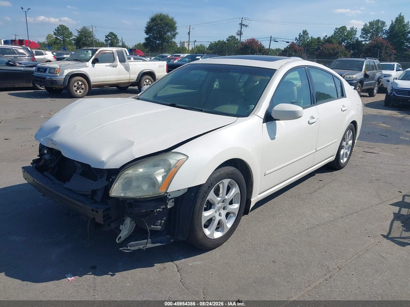 2007 Nissan Maxima, Front End, IAAI, VIN 1N4BA41E27C816598 — photo 2