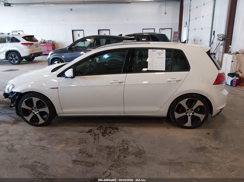 VOLKSWAGEN GOLF GTI 2015 VIN 3VW4T7AUXFM000626