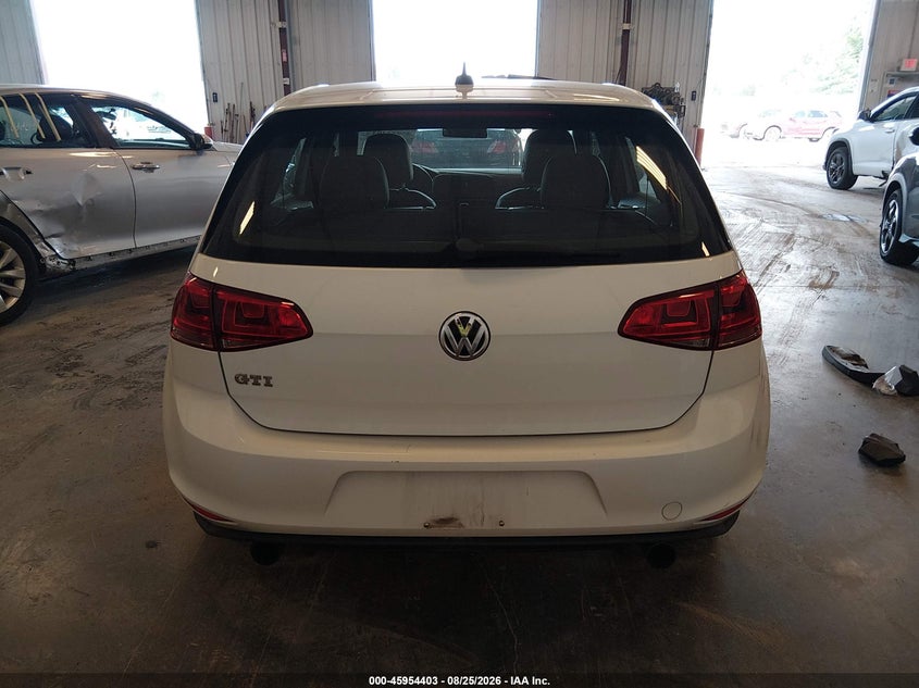 VOLKSWAGEN GOLF GTI 2015 VIN 3VW4T7AUXFM000626