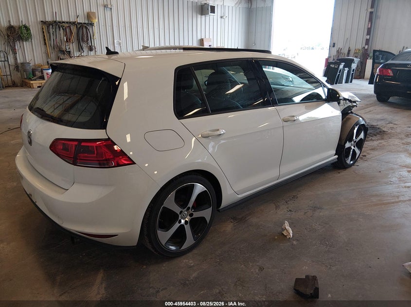 VOLKSWAGEN GOLF GTI 2015 VIN 3VW4T7AUXFM000626