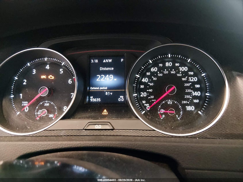 VOLKSWAGEN GOLF GTI 2015 VIN 3VW4T7AUXFM000626