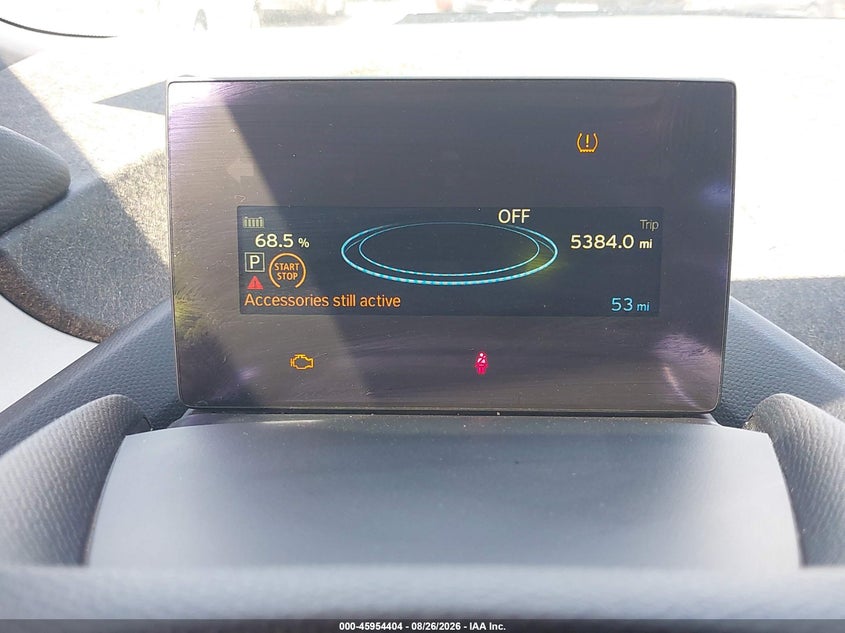 BMW I3 2016 VIN WBY1Z4C55GV508825