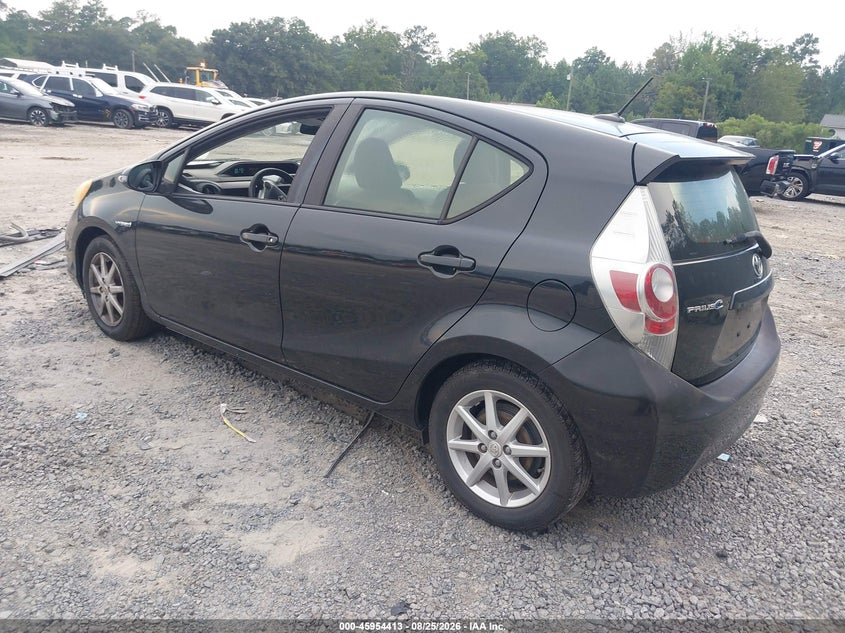 2012 TOYOTA PRIUS C HATCHBACK 1.5L I-4 DOHC, VVT, 73HP