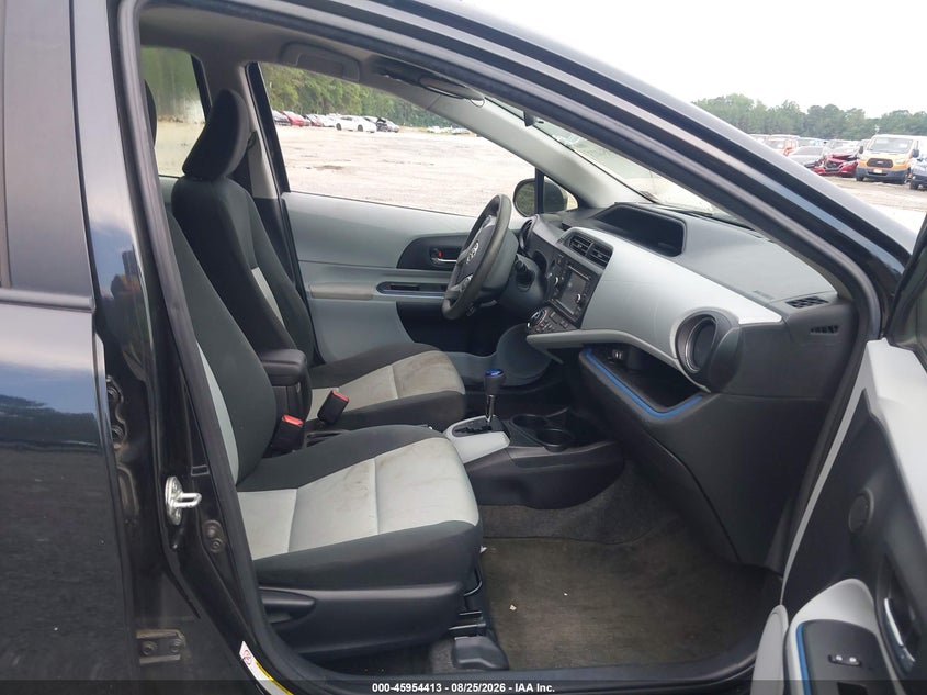 2012 TOYOTA PRIUS C HATCHBACK 1.5L I-4 DOHC, VVT, 73HP