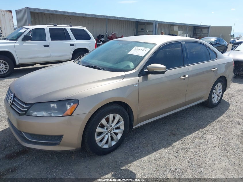2015 Volkswagen Passat, Обычный износ, IAAI, VIN 1VWAT7A30FC007063 — фото 2