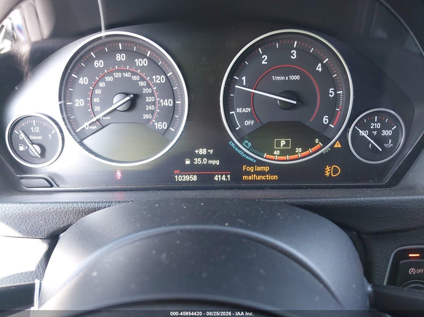BMW 328D 2015 VIN WBA3D3C51FK158383