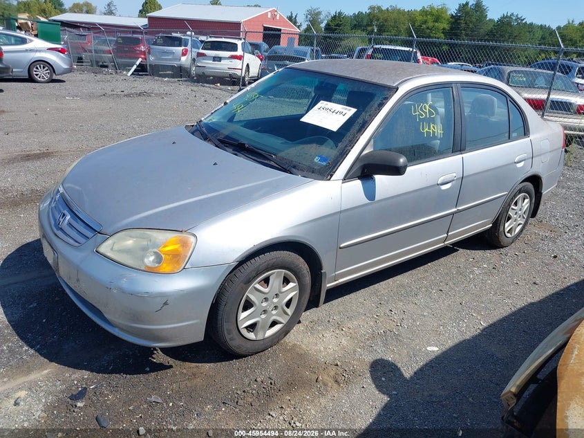 2003 Honda Civic, Normal Wear & Tear, IAAI, VIN 2HGES15533H582137 — photo 2