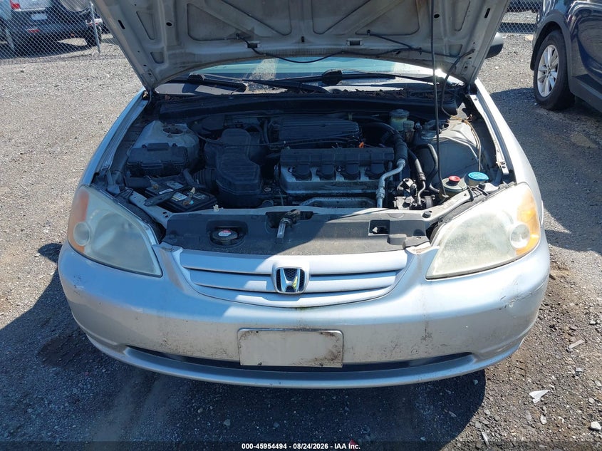 2003 HONDA CIVIC SEDAN 1.7L I-4 REGULAR , 115HP