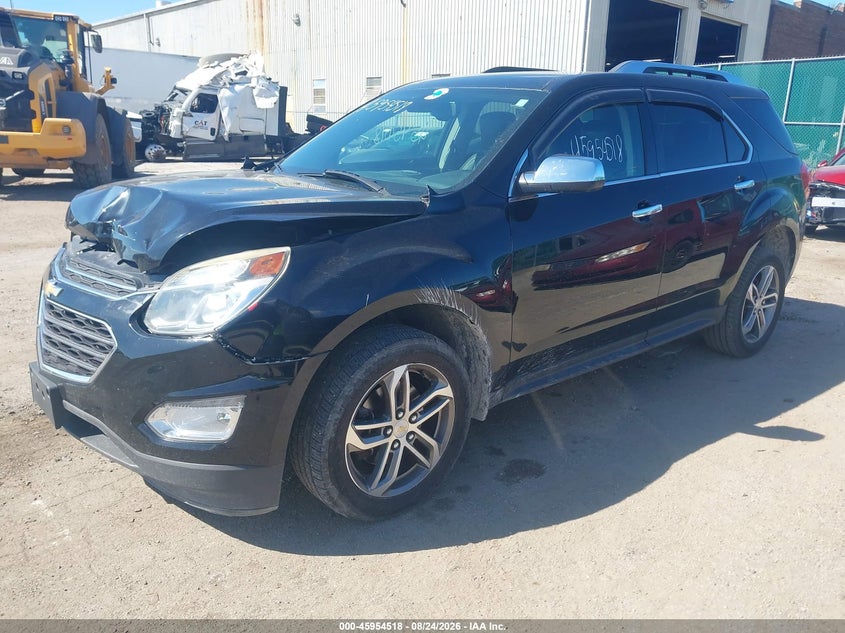 2017 Chevrolet Equinox, Удар спереду, IAAI, VIN 2GNALDEK6H1575319 — фото 2