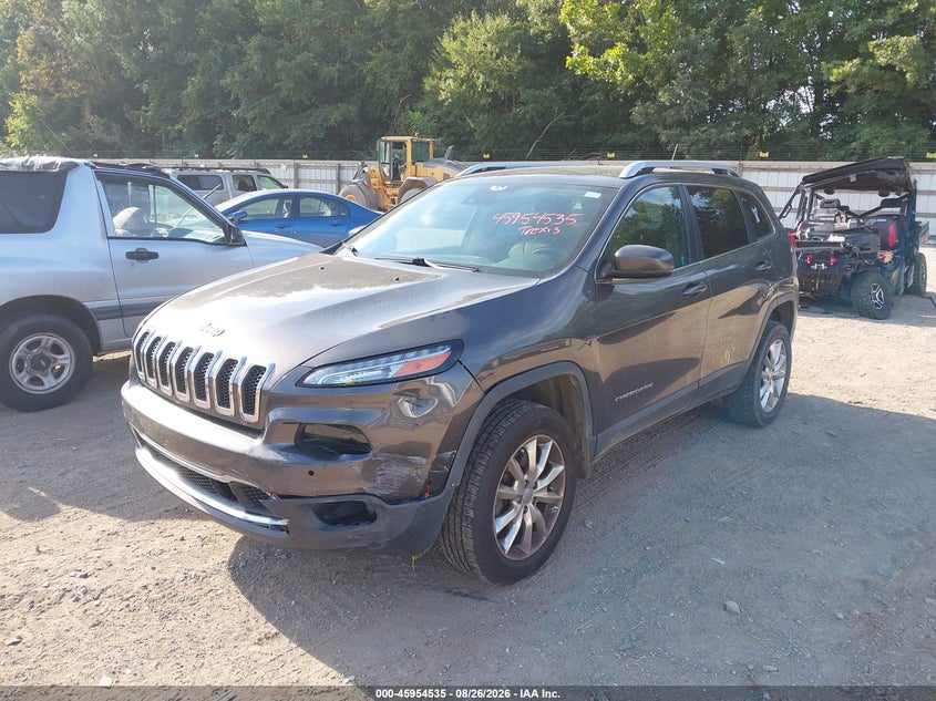 2015 Jeep Cherokee, Left Front, IAAI, VIN 1C4PJMDS2FW586074 — photo 2