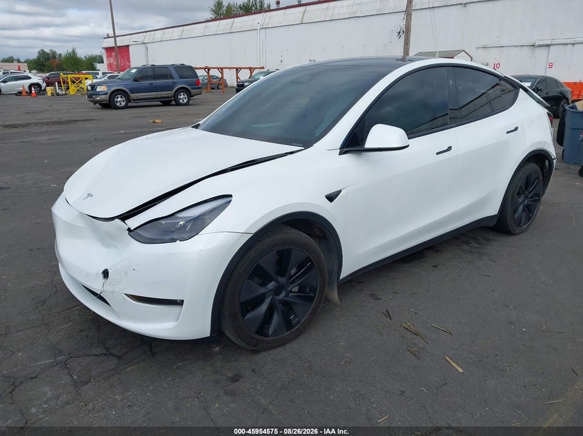 2025 Tesla Model Y, Удар сзади, IAAI, VIN 7SAYGDEE8SF304646 — фото 2