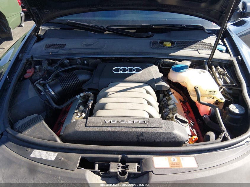 2008 AUDI A6 SEDAN 3.2L V-6 DI, DOHC, VVT, PREMIUM , 255HP