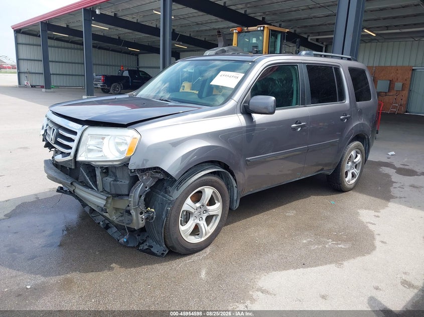 2014 Honda Pilot, Front End, IAAI, VIN 5FNYF4H55EB012890 — photo 2
