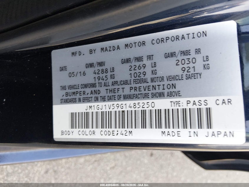 MAZDA MAZDA6 - zdjęcie 9