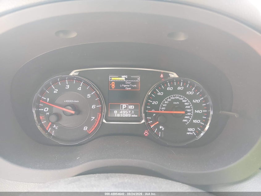 SUBARU WRX 2018 VIN JF1VA1C60J8814893