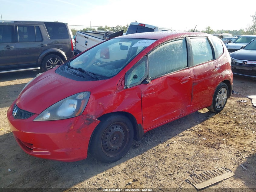 2013 Honda Fit, Лівий бік, IAAI, VIN JHMGE8H34DC054157 — фото 2
