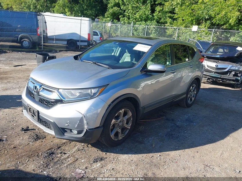 2018 Honda Cr-V Ex, Правый зад, IAAI, VIN 5J6RW1H54JA007065 — фото 2