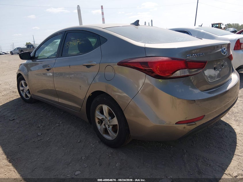 2014 HYUNDAI ELANTRA auction photo 3