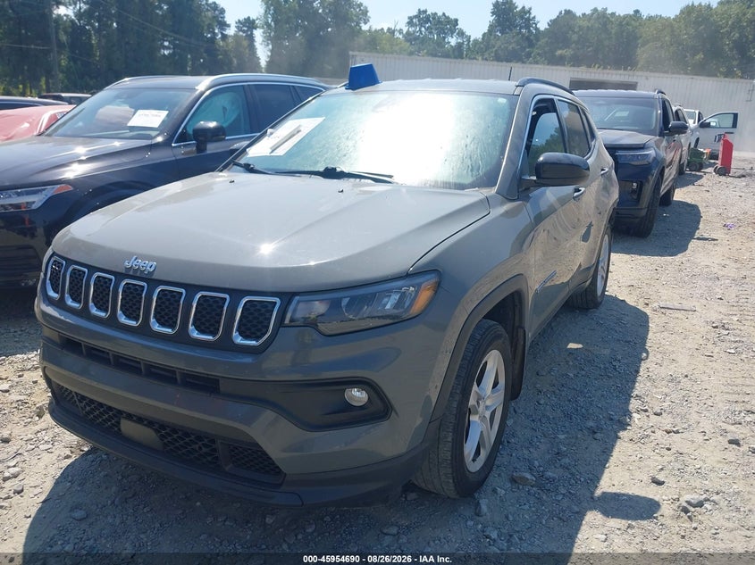 2023 Jeep Compass, Удар сзади, IAAI, VIN 3C4NJDBN3PT558165 — фото 2