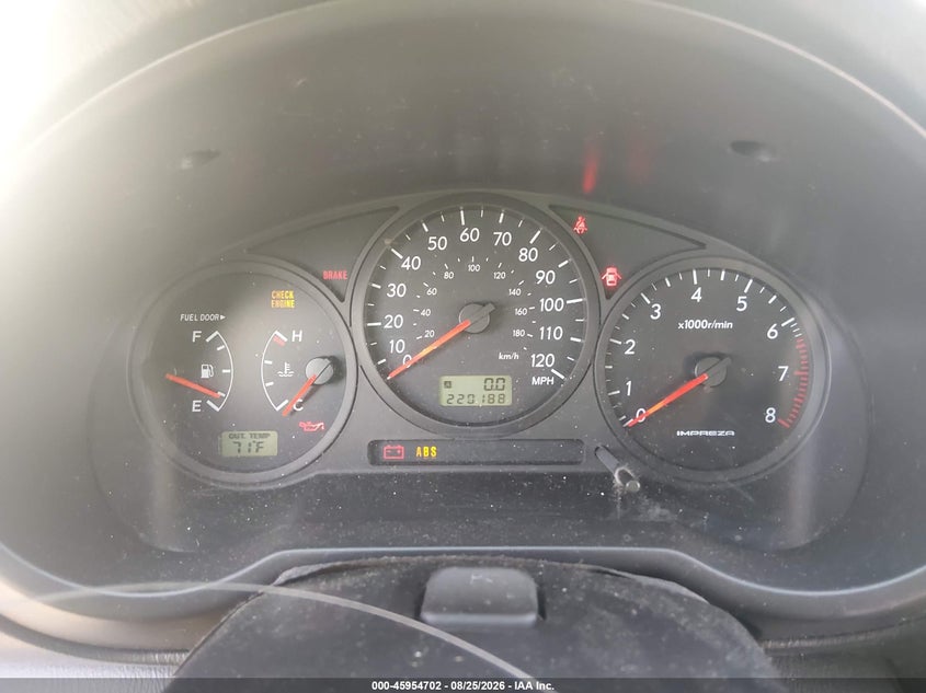 2007 SUBARU IMPREZA OUTBACK SPORT auction photo 7