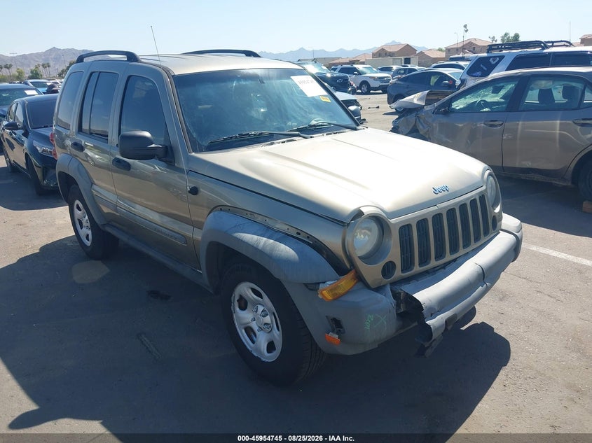2005 Jeep Liberty Sport, Правый перёд, IAAI, VIN 1J4GL48KX5W503147