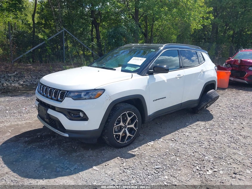 2025 Jeep Compass, Right Side, IAAI, VIN 3C4NJDCN0ST525275 — photo 2