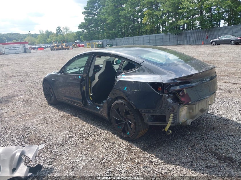 Vin: 5yj3e1et9sf986026, lot: 46454010, tesla model 3 performance all-wheel drive 20253