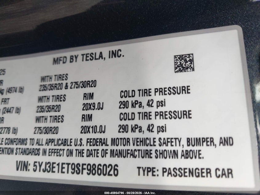 TESLA MODEL 3 - zdjęcie 9